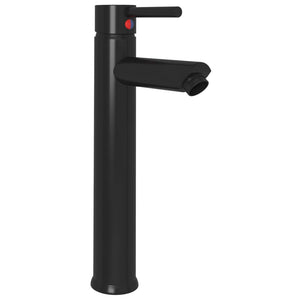 vidaXL Bathroom Mixer Tap Black 12x30 cm