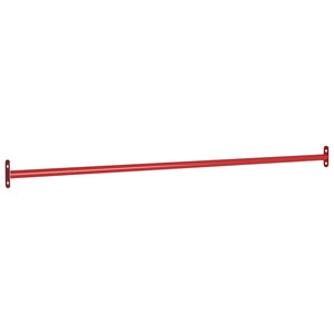 vidaXL Turning Bars 2 pcs 125 cm Steel Red