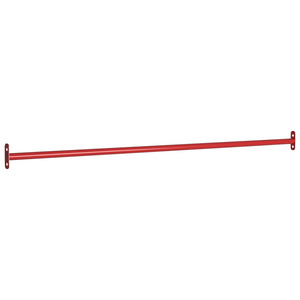 vidaXL Turning Bars 3 pcs 125 cm Steel Red