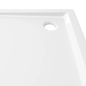 vidaXL Square ABS Shower Base Tray 90x90 cm