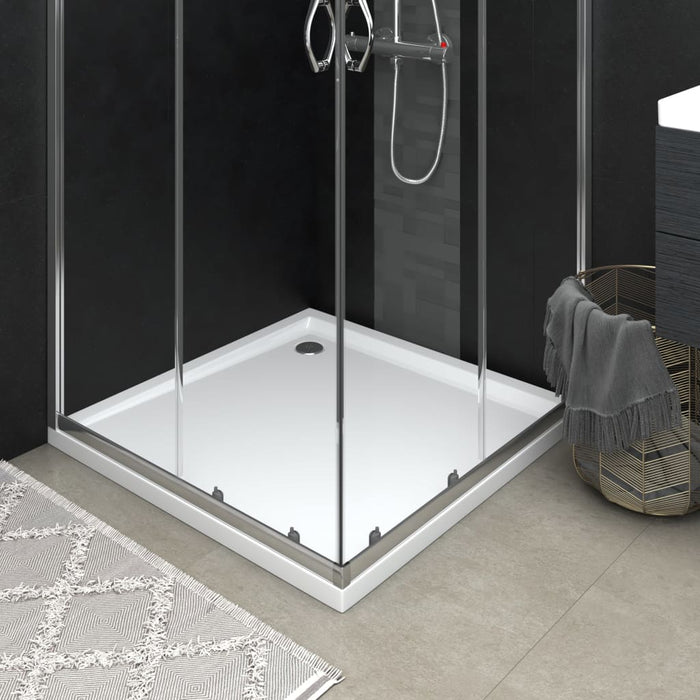 vidaXL Square ABS Shower Base Tray 90x90 cm