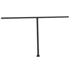 vidaXL Awning Post Set Anthracite 450x245 cm Iron