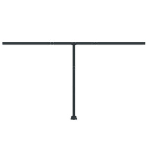 vidaXL Awning Post Set Anthracite 450x245 cm Iron