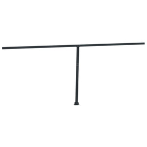 vidaXL Awning Post Set Anthracite 600x245 cm Iron