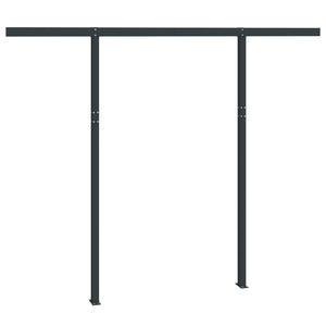 vidaXL Awning Post Set Anthracite 300x245 cm Iron