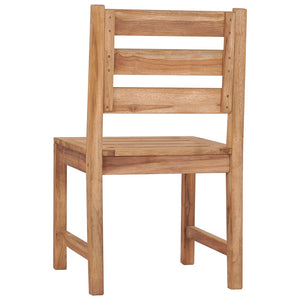 vidaXL Garden Chairs 2 pcs Solid Teak Wood