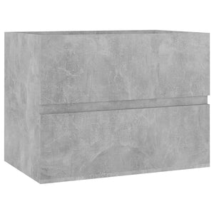 vidaXL Sink Cabinet Concrete Grey 60x38.5x45 cm Engineered Wood