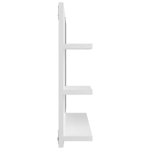 vidaXL Bathroom Mirror High Gloss White 60x10.5x45 cm Engineered Wood