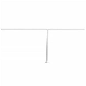 vidaXL Awning Post Set White 600x245 cm Iron