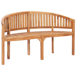 vidaXL 5 Piece Banana Garden Lounge Set Solid Teak Wood