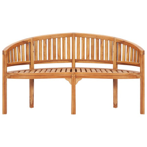 vidaXL 5 Piece Banana Garden Lounge Set Solid Teak Wood