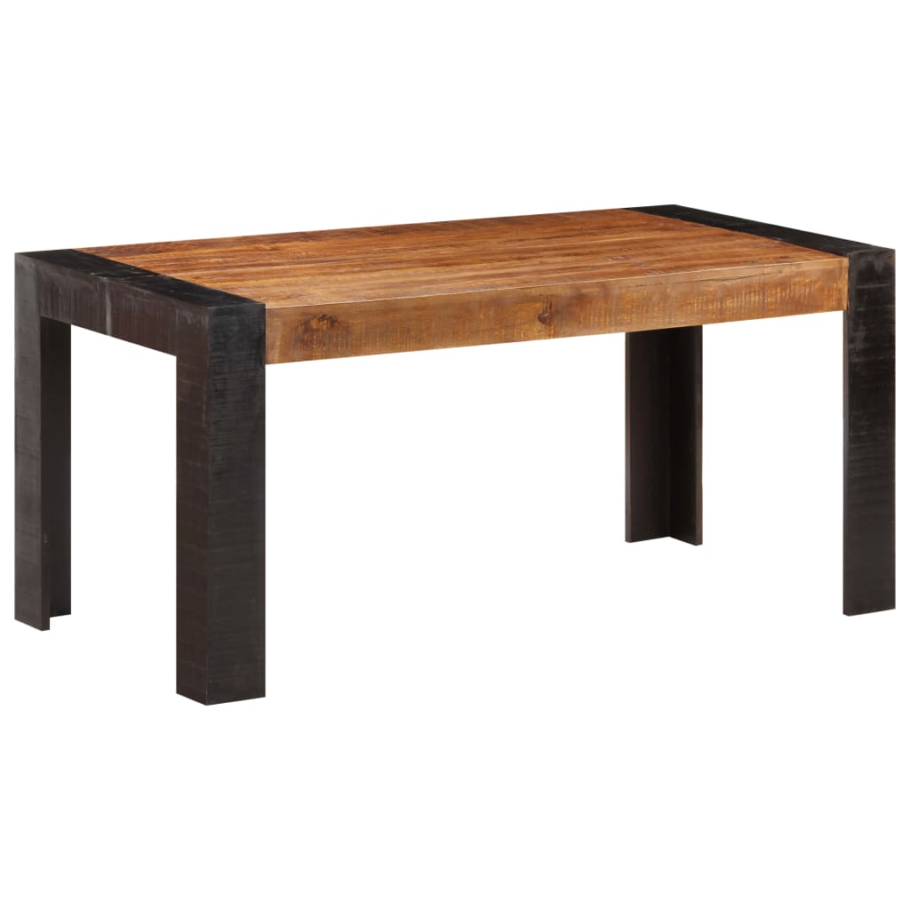 vidaXL Dining Table 160x80x76 cm Solid Mango Wood