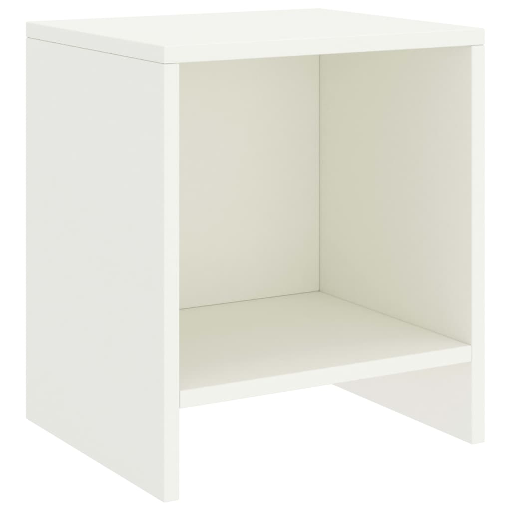 vidaXL Bedside Cabinet White 35x30x40 cm Solid Pinewood