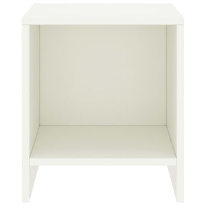 vidaXL Bedside Cabinet White 35x30x40 cm Solid Pinewood