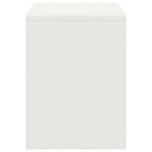 vidaXL Bedside Cabinet White 35x30x40 cm Solid Pinewood