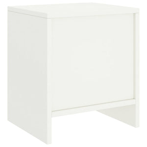 vidaXL Bedside Cabinet White 35x30x40 cm Solid Pinewood