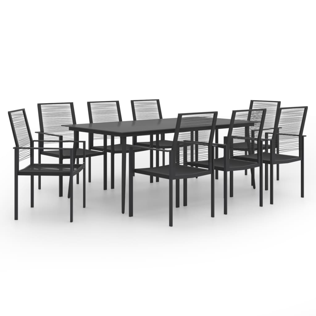 vidaXL 9 Piece Garden Dining Set