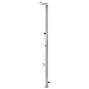 vidaXL Garden Shower 220 cm Stainless Steel