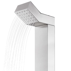 vidaXL Garden Shower 220 cm Stainless Steel