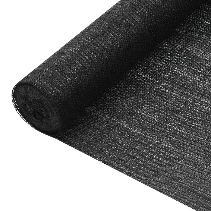 vidaXL Privacy Net Black 1x25 m HDPE 75 g/m²