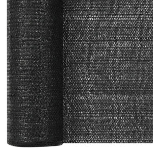 vidaXL Privacy Net Black 1x25 m HDPE 75 g/m²