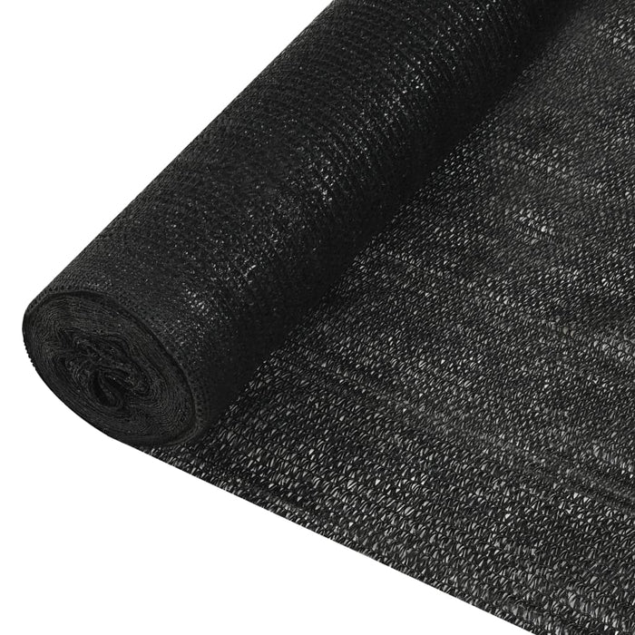 vidaXL Privacy Net Black 1x10 m HDPE 150 g/m²