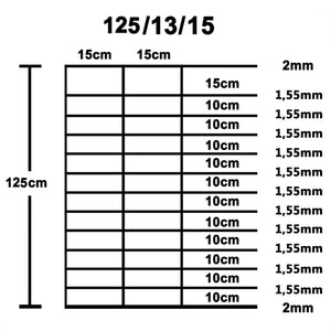 vidaXL Garden Fence Galvanised Steel 50x1.25 m Silver