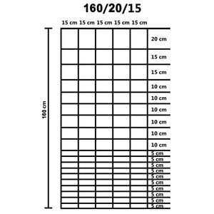 vidaXL Garden Fence Galvanised Steel 50x1.6 m Silver