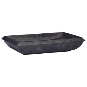 vidaXL Sink Black 50x35x10 cm Marble