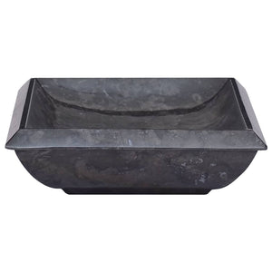 vidaXL Sink Black 50x35x10 cm Marble