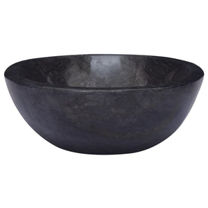 vidaXL Sink Black 53x40x15 cm Marble