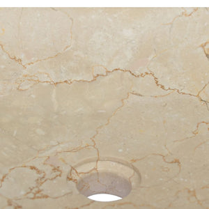 vidaXL Sink Cream 40x40x10 cm Marble