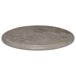 vidaXL Table Top Grey Ø40x2.5 cm Marble