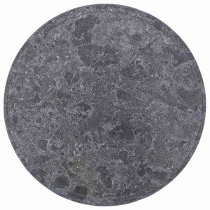 vidaXL Table Top Grey Ø40x2.5 cm Marble