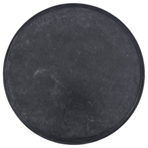 vidaXL Table Top Black Ø60x2.5 cm Marble