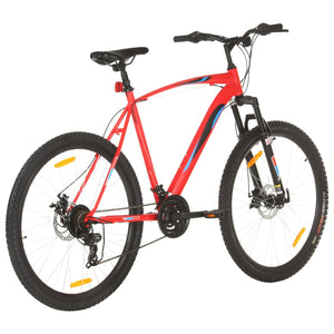 vidaXL Mountain Bike 21 Speed 29 inch Wheel 53 cm Frame Red