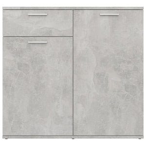 vidaXL Sideboard Concrete Grey 80x36x75 cm Engineered Wood