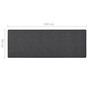 vidaXL Carpet Runner Anthracite 50x150 cm