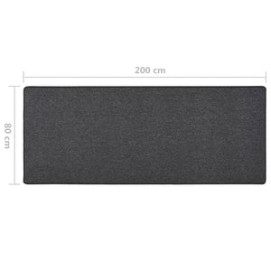 vidaXL Carpet Runner Anthracite 80x200 cm