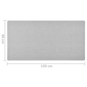 vidaXL Carpet Runner Light Grey 80x150 cm