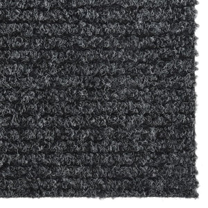 vidaXL Dirt Trapper Carpet Runner 100x400 cm Anthracite