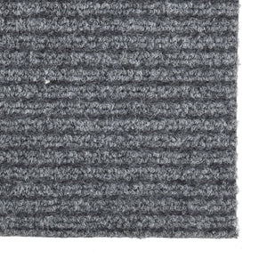 vidaXL Dirt Trapper Carpet Runner 100x450 cm Grey