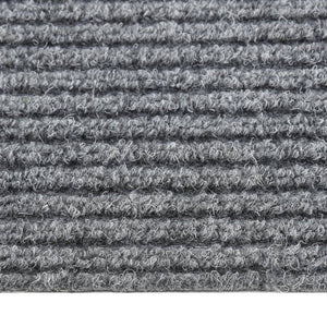 vidaXL Dirt Trapper Carpet Runner 100x450 cm Grey