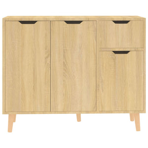 vidaXL Sideboard Sonoma Oak 90x30x72 cm Engineered Wood