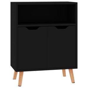 vidaXL Sideboard Black 60x30x72 cm Engineered Wood