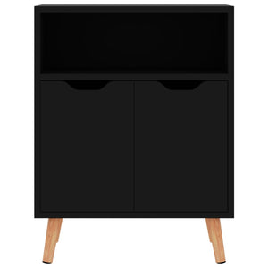 vidaXL Sideboard High Gloss Black 60x30x72 cm Engineered Wood