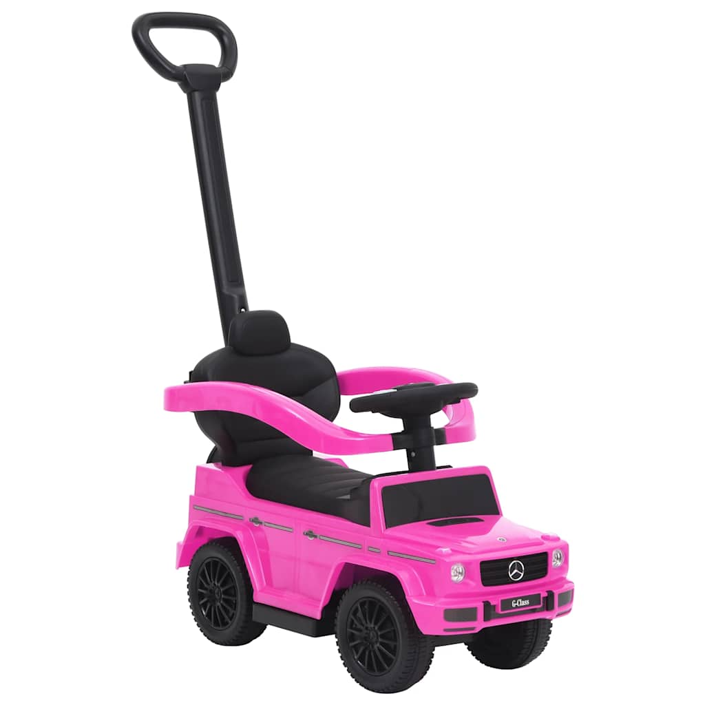 vidaXL Push Walk Car Mercedes-Benz G63 Pink