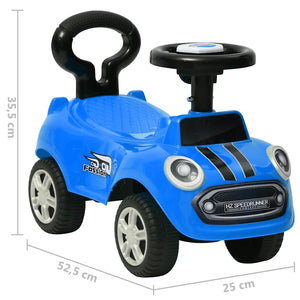 vidaXL Step Car Blue