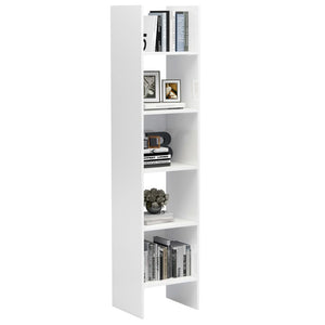 vidaXL Book Cabinet High Gloss White 40x35x180 cm Engineered Wood