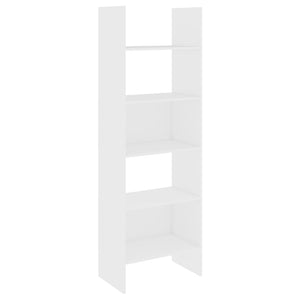 vidaXL Book Cabinet White 60x35x180 cm Engineered Wood